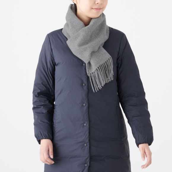 MUJI 100% Wool Scarf - Picture 1 of 6
